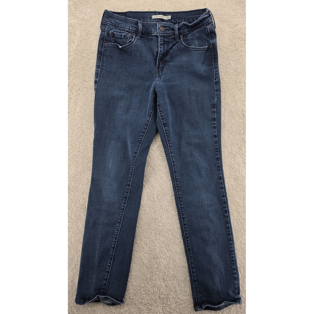 Levi's 505 Women's Straight Leg Denim Jeans Medium Blue Size 6 28x32